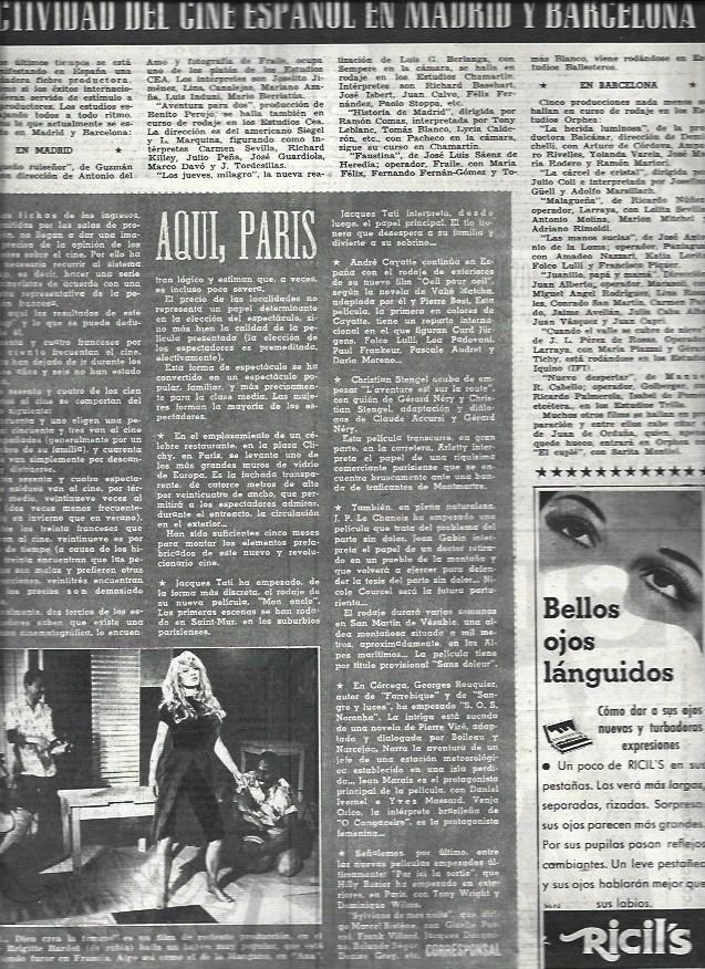 LAMINA 32765: Brigitte Bardot en Y Dios creo a la mujer