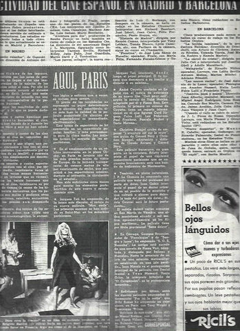 LAMINA 32765: Brigitte Bardot en Y Dios creo a la mujer