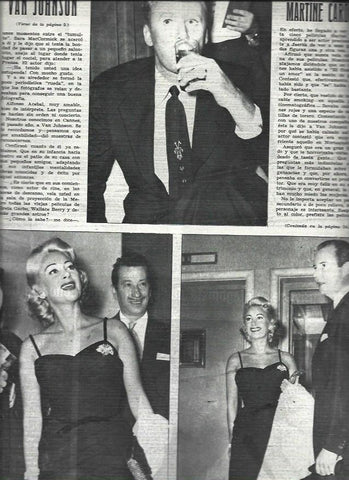 LAMINA 32766: Van Johnson y Martine Carol