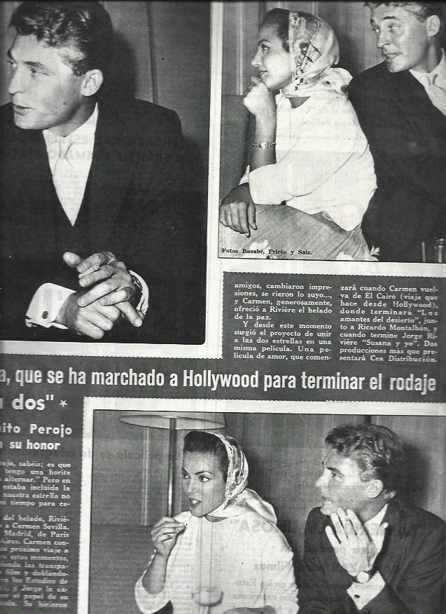 LAMINA 32767: Jorge Riviere y Carmen Sevilla