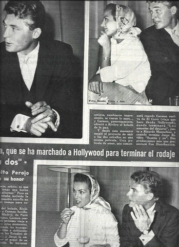 LAMINA 32767: Jorge Riviere y Carmen Sevilla
