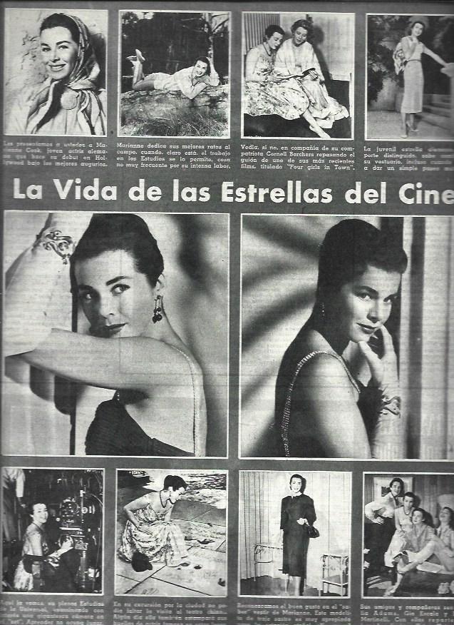 LAMINA 32768: Marianne Cook, la vida de las estrellas