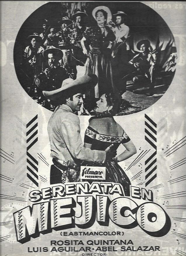 LAMINA 32746: Cartel de Serenata en Mejico