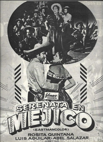 LAMINA 32746: Cartel de Serenata en Mejico