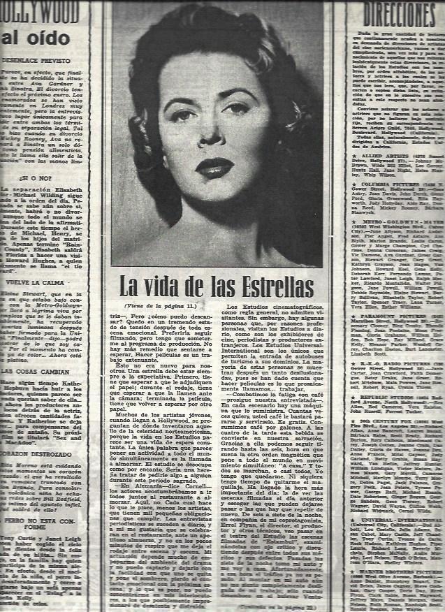 LAMINA 32749: Primer plano de Cornell Borchers