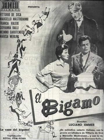 LAMINA 32753: Anuncio de El Bigamo
