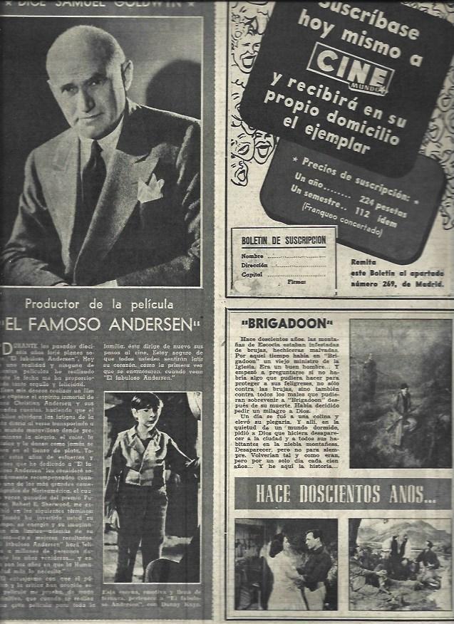 LAMINA 32800: Samuel Goldwyn