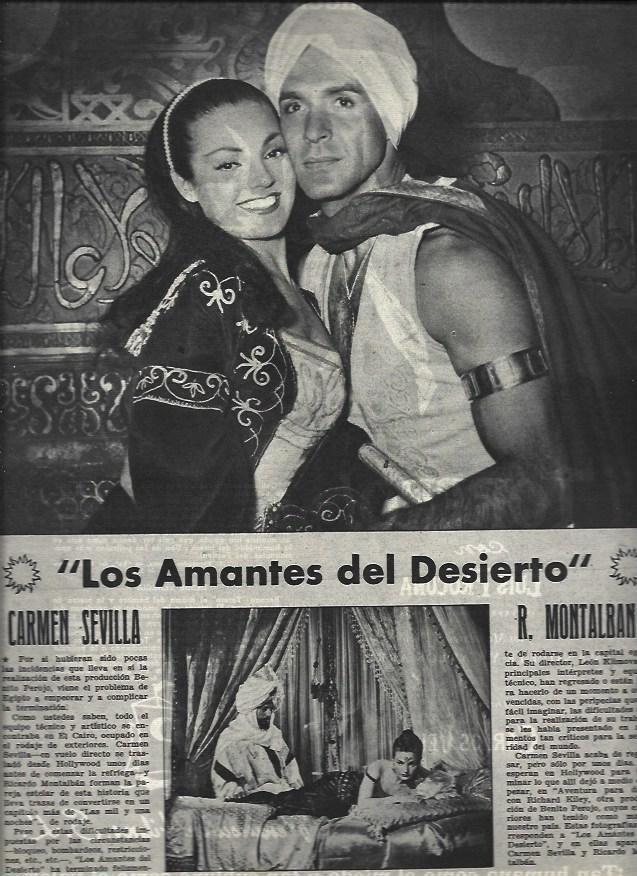 LAMINA 32813: Carmen Sevilla en Los Amantes del desierto