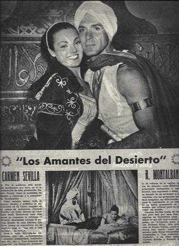 LAMINA 32813: Carmen Sevilla en Los Amantes del desierto