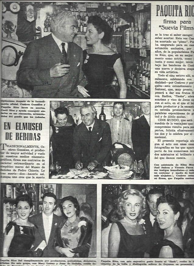 LAMINA 32795: Paquita Rico firma para Suevia Films