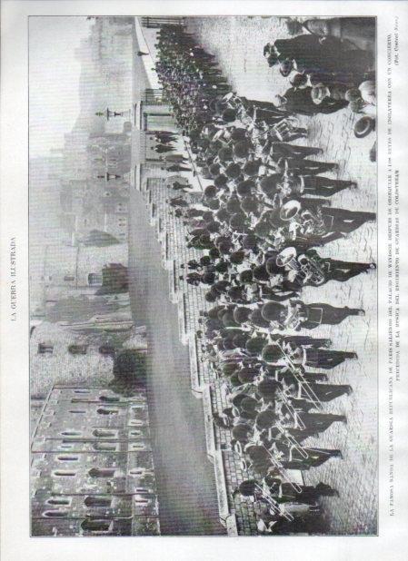LAMINA V20924: Banda de la Guardia Republicana de Paris en el Palacio de Windsor