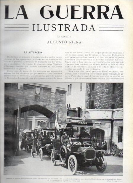 LAMINA V20921: Convalecientes ingleses llegando al palacio de Windsor