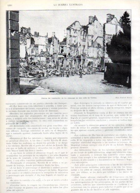 LAMINA V20918: Calle de Verdun destruida por bombardeos