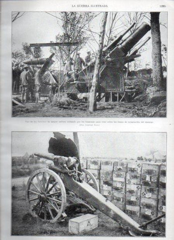 LAMINA V20916: Howitzer utilizado por los franceses