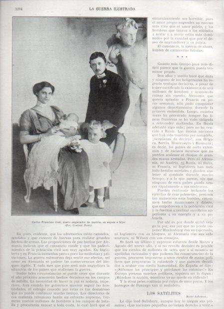LAMINA V20952: Emperador Carlos Francisco Jose y esposa