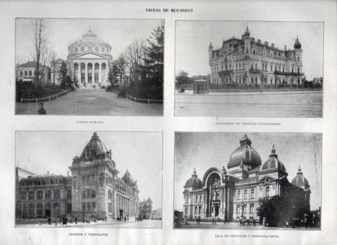 LAMINA V20948: Vistas de Bucarest