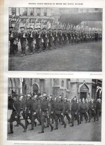 LAMINA V20940: Desfile militar en honor al alcalde de Londres