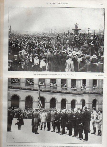 LAMINA V20854: Tropas norteamericanas en la plaza de la Concordia