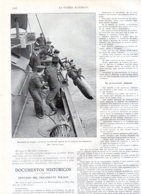 LAMINA V20849: Recogiendo un torpedo a bordo de un destroyer