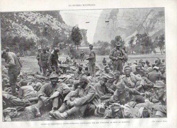 LAMINA V20848: Grupo de prisioneros austro-hungaros