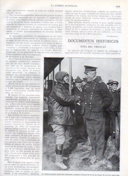 LAMINA V20843: Ruth Law saludando al general Leonard Wood