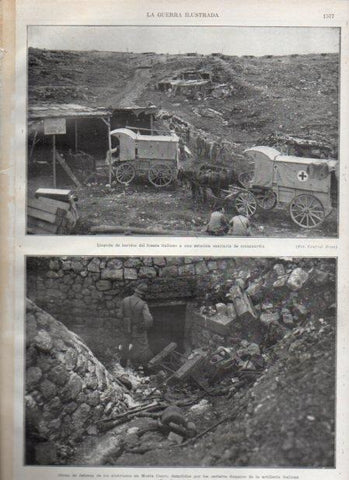 LAMINA V20868: Obras de defensa de los austriacos en Monte Cucco