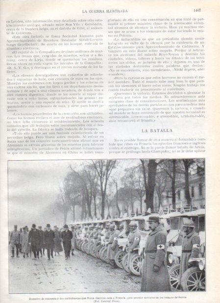 LAMINA V21052: Ambulancias norteamericanas cedidas a Francia