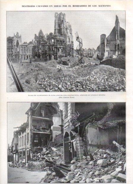 LAMINA V21045: Ruinas del ayuntamiento de Arras