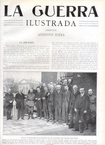 LAMINA V21037: Grupo de Ministros del Gobierno el gobierno britanico