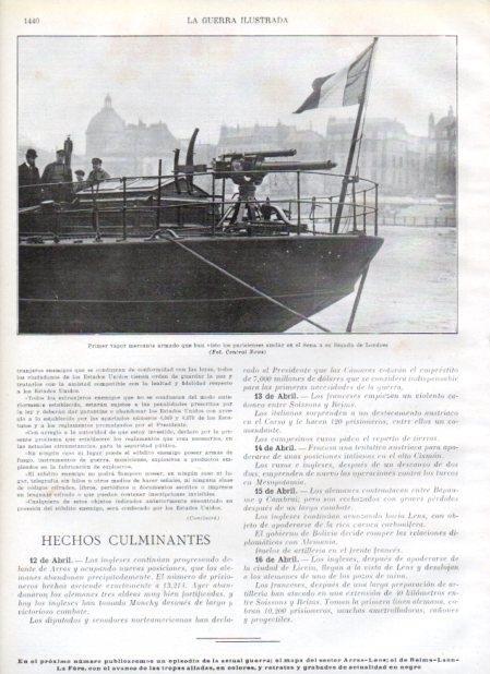 LAMINA V21035: Primer vapor mercante ingles en el Sena