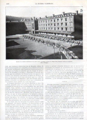 LAMINA V21031: Revista de cadetes en Academia militar de West-Point