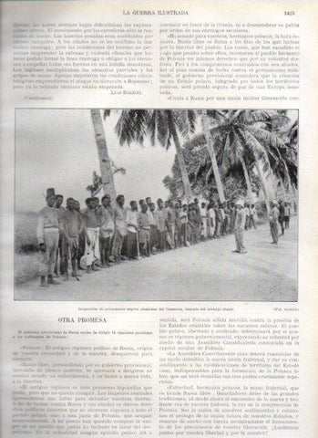 LAMINA V21028: Inspeccion de prisioneros negros alemanes del Camerun