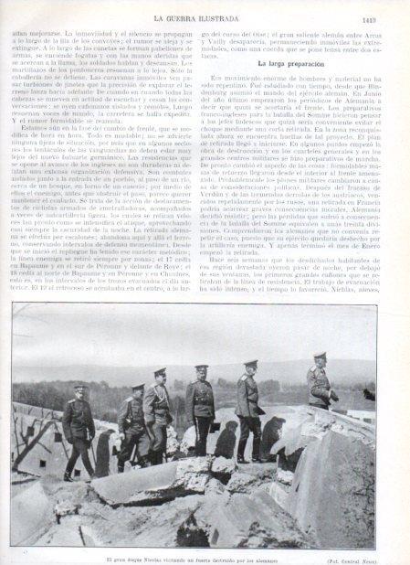LAMINA V21025: Gran duque Nicolas en un fuerte destruido por alemanes