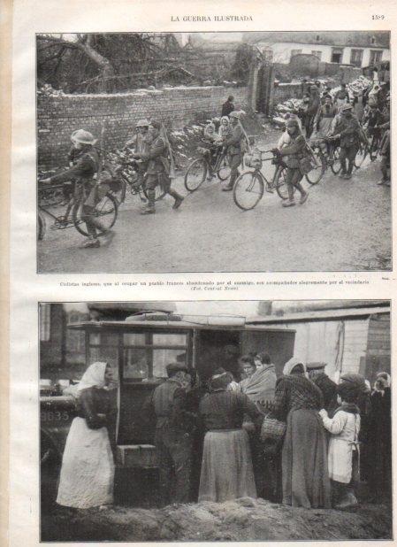 LAMINA V21082: Ciclistas ingleses en Francia