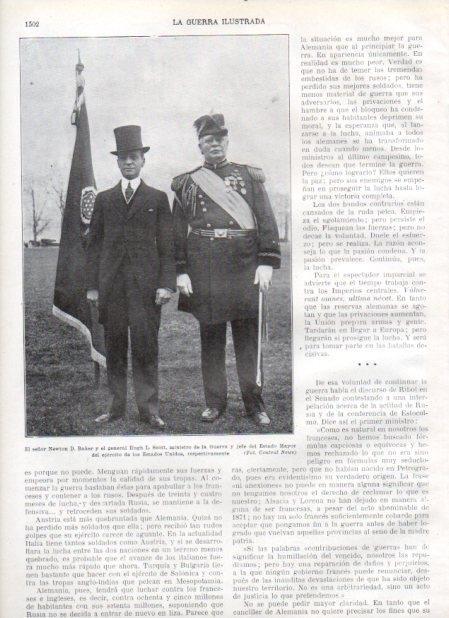 LAMINA V21072: Newton D. Baker y Hugh L. Scott