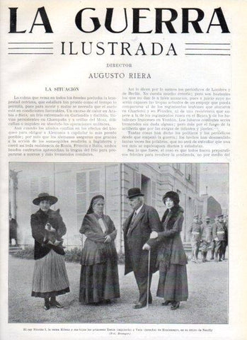 LAMINA V20996: Rey Nicolas I y familia en su retiro de Neuilly