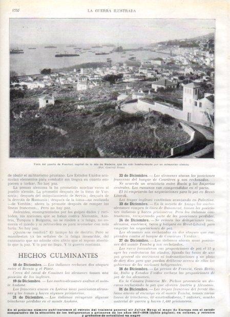 LAMINA V20677: Vista del puerto de Funchal bombardeado