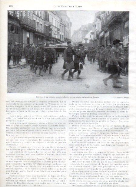 LAMINA V20676: Entierro de soldado escoces en el norte de Francia