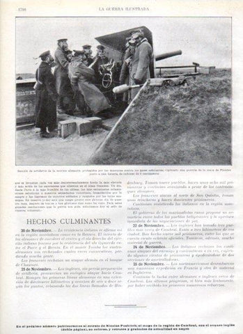 LAMINA V20656: Seccion de artilleros alemanes en la costa de Flandes