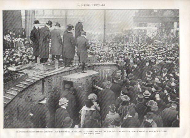 LAMINA V20696: Lord Mac Leod preboste de Edimburgo en un discurso