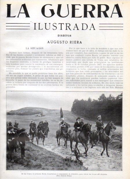 LAMINA V20693: El rey Jorge y Princesa Margarita en campamento de Aldershot