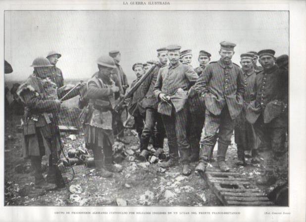 LAMINA V20689: Prisioneros alemanes del frente franco-britanico