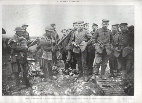 LAMINA V20689: Prisioneros alemanes del frente franco-britanico