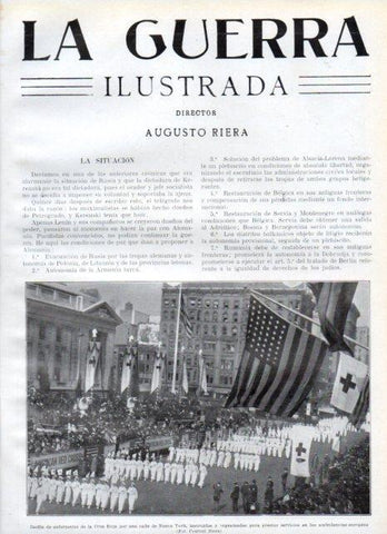 LAMINA V20644: Desfile enfermeras de la Cruz Roja en Nueva York