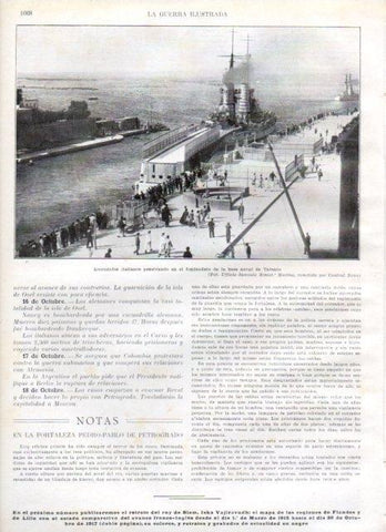 LAMINA V20628: Acorazados de Italia en base naval de Tarento