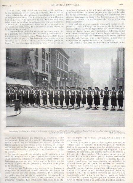 LAMINA V20790: Mujeres policia en desfile en Nueva York