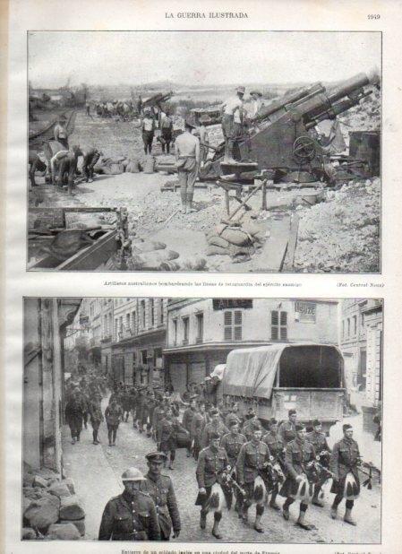 LAMINA V20788: Artilleros australianos bombardeando