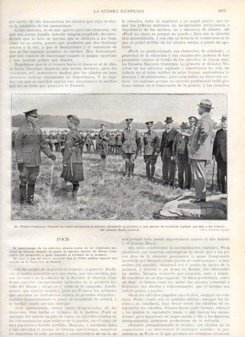 LAMINA V20804: Walter Greenacre junto a aviadores ingleses