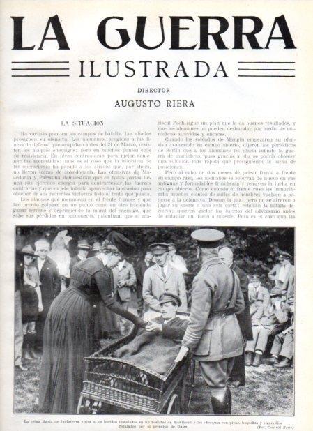 LAMINA V20828: Reina Maria de Inglaterra en hospital de Richmond
