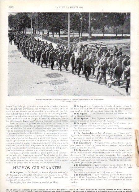 LAMINA V20826: Prisioneros alemanes en Amiens